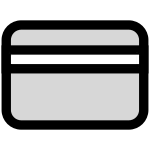 Credit Card Detailed Alt SVG Icon